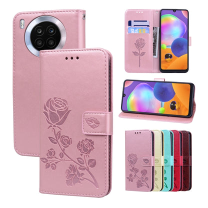Rose Embossed Leather Phone Case, For Xiaomi Redmi 10C, For Huawei nova 8i, For Huawei nova 9, For Honor X8, For Samsung Galaxy A13 4G, For Samsung Galaxy A23
