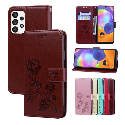 Rose Embossed Leather Phone Case, For Xiaomi Redmi 10C, For Huawei nova 8i, For Huawei nova 9, For Honor X8, For Samsung Galaxy A13 4G, For Samsung Galaxy A23