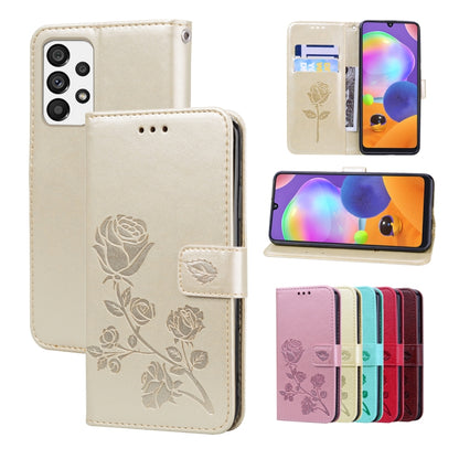 Rose Embossed Leather Phone Case, For Xiaomi Redmi 10C, For Huawei nova 8i, For Huawei nova 9, For Honor X8, For Samsung Galaxy A13 4G, For Samsung Galaxy A23