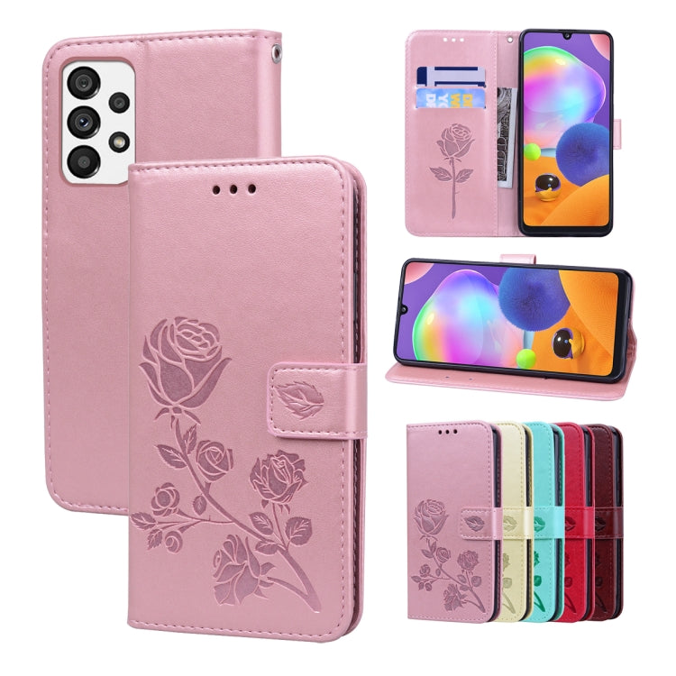 Rose Embossed Leather Phone Case, For Xiaomi Redmi 10C, For Huawei nova 8i, For Huawei nova 9, For Honor X8, For Samsung Galaxy A13 4G, For Samsung Galaxy A23