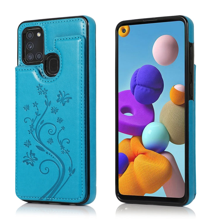 Double Buckle Mandala PU+TPU Phone Case, For Samsung Galaxy S20 FE, For Samsung Galaxy A21s, For Samsung Galaxy A22, For Samsung Galaxy A32, For Samsung Galaxy A42 5G, For Samsung Galaxy S21+ 5G, For Samsung Galaxy S21 Ultra 5G, For Samsung Galaxy S21 ...
