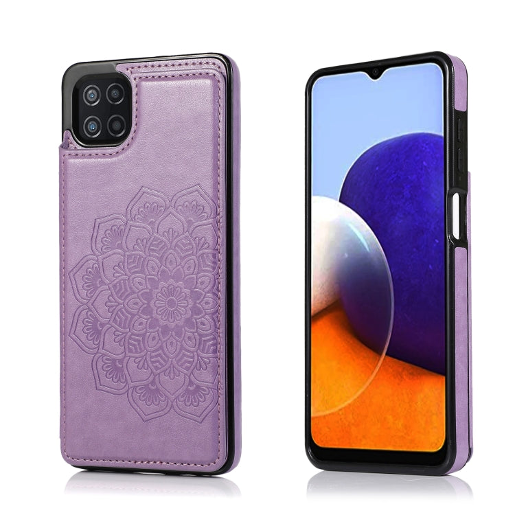 Double Buckle Mandala PU+TPU Phone Case, For Samsung Galaxy S20 FE, For Samsung Galaxy A21s, For Samsung Galaxy A22, For Samsung Galaxy A32, For Samsung Galaxy A42 5G, For Samsung Galaxy S21+ 5G, For Samsung Galaxy S21 Ultra 5G, For Samsung Galaxy S21 ...