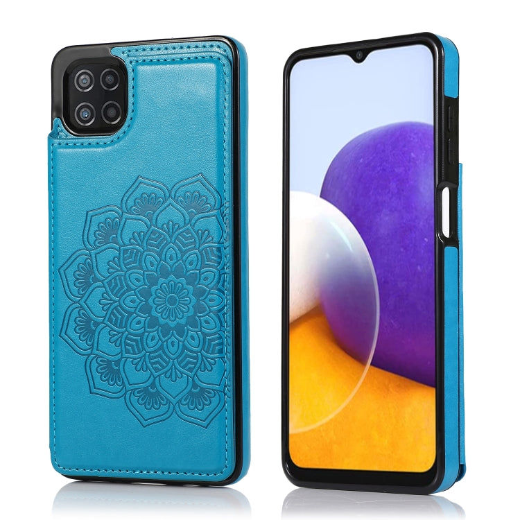 Double Buckle Mandala PU+TPU Phone Case, For Samsung Galaxy S20 FE, For Samsung Galaxy A21s, For Samsung Galaxy A22, For Samsung Galaxy A32, For Samsung Galaxy A42 5G, For Samsung Galaxy S21+ 5G, For Samsung Galaxy S21 Ultra 5G, For Samsung Galaxy S21 ...