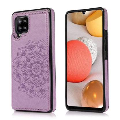 Double Buckle Mandala PU+TPU Phone Case, For Samsung Galaxy S20 FE, For Samsung Galaxy A21s, For Samsung Galaxy A22, For Samsung Galaxy A32, For Samsung Galaxy A42 5G, For Samsung Galaxy S21+ 5G, For Samsung Galaxy S21 Ultra 5G, For Samsung Galaxy S21 ...