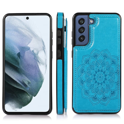 Double Buckle Mandala PU+TPU Phone Case, For Samsung Galaxy S21 FE 5G, For Samsung Galaxy A12, For Samsung Galaxy A72, For Samsung Galaxy S22 5G, For Samsung Galaxy S22+ 5G, For Samsung Galaxy S22 Ultra 5G