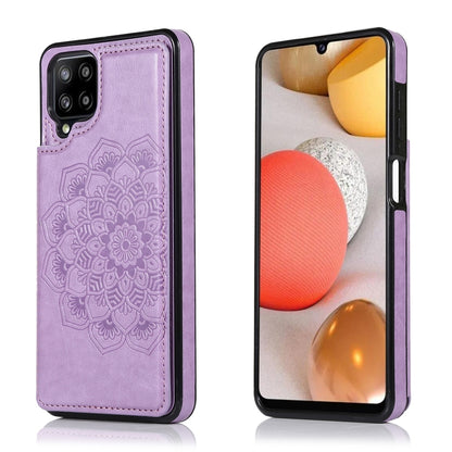 Double Buckle Mandala PU+TPU Phone Case, For Samsung Galaxy S21 FE 5G, For Samsung Galaxy A12, For Samsung Galaxy A72, For Samsung Galaxy S22 5G, For Samsung Galaxy S22+ 5G, For Samsung Galaxy S22 Ultra 5G