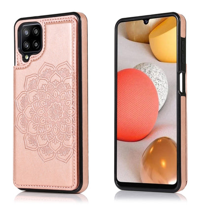 Double Buckle Mandala PU+TPU Phone Case, For Samsung Galaxy S21 FE 5G, For Samsung Galaxy A12, For Samsung Galaxy A72, For Samsung Galaxy S22 5G, For Samsung Galaxy S22+ 5G, For Samsung Galaxy S22 Ultra 5G