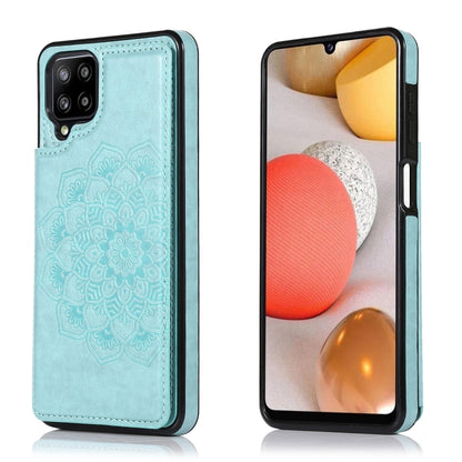Double Buckle Mandala PU+TPU Phone Case, For Samsung Galaxy S21 FE 5G, For Samsung Galaxy A12, For Samsung Galaxy A72, For Samsung Galaxy S22 5G, For Samsung Galaxy S22+ 5G, For Samsung Galaxy S22 Ultra 5G