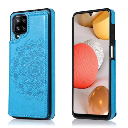 Double Buckle Mandala PU+TPU Phone Case, For Samsung Galaxy S21 FE 5G, For Samsung Galaxy A12, For Samsung Galaxy A72, For Samsung Galaxy S22 5G, For Samsung Galaxy S22+ 5G, For Samsung Galaxy S22 Ultra 5G