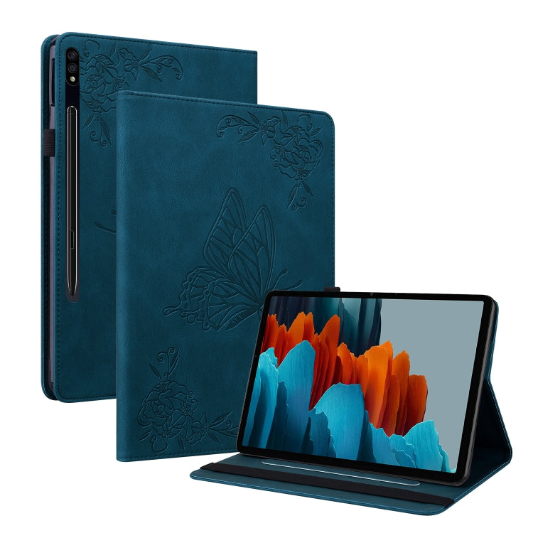 Butterfly Flower Embossed Leather Tablet Case, For Samsung Galaxy Tab A7 10.4 2020 SM-T500/T505, For Samsung Galaxy Tab A7 Lite T220/T225, For Samsung Galaxy Tab S7 11 inch T870/SM-T875, For Samsung Galaxy Tab A 10.1 2019 T510/T515                     ...