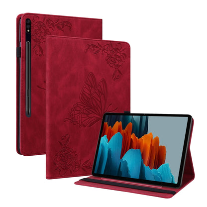 Butterfly Flower Embossed Leather Tablet Case, For Samsung Galaxy Tab A7 10.4 2020 SM-T500/T505, For Samsung Galaxy Tab A7 Lite T220/T225, For Samsung Galaxy Tab S7 11 inch T870/SM-T875, For Samsung Galaxy Tab A 10.1 2019 T510/T515                     ...