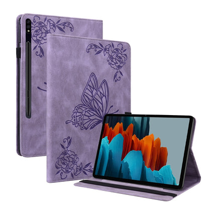 Butterfly Flower Embossed Leather Tablet Case, For Samsung Galaxy Tab A7 10.4 2020 SM-T500/T505, For Samsung Galaxy Tab A7 Lite T220/T225, For Samsung Galaxy Tab S7 11 inch T870/SM-T875, For Samsung Galaxy Tab A 10.1 2019 T510/T515                     ...