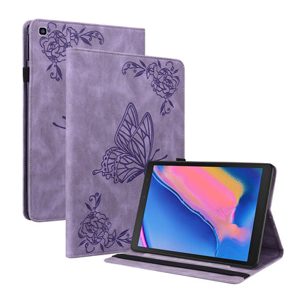Butterfly Flower Embossed Leather Tablet Case, For Samsung Galaxy Tab A7 10.4 2020 SM-T500/T505, For Samsung Galaxy Tab A7 Lite T220/T225, For Samsung Galaxy Tab S7 11 inch T870/SM-T875, For Samsung Galaxy Tab A 10.1 2019 T510/T515                     ...