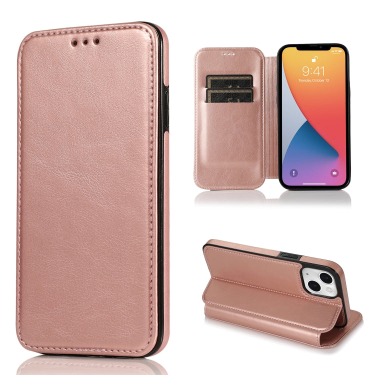 Knight Magnetic Suction Leather Phone Case, For iPhone 13 mini, For iPhone 13, For iPhone 13 Pro, For iPhone 13 Pro Max, For iPhone 12 mini, For iPhone 12 / 12 Pro, For iPhone 12 Pro Max, For iPhone 11