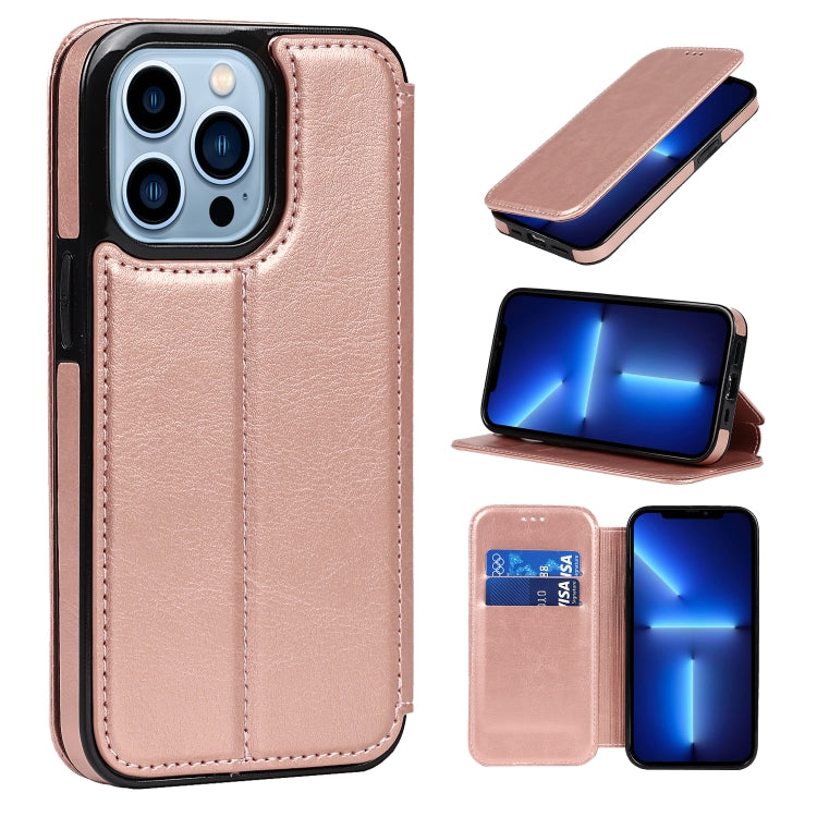 Knight Magnetic Suction Leather Phone Case, For iPhone 13 mini, For iPhone 13, For iPhone 13 Pro, For iPhone 13 Pro Max, For iPhone 12 mini, For iPhone 12 / 12 Pro, For iPhone 12 Pro Max, For iPhone 11