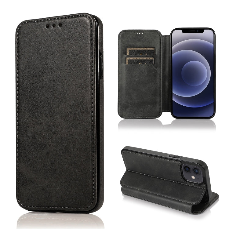 Knight Magnetic Suction Leather Phone Case, For iPhone 13 mini, For iPhone 13, For iPhone 13 Pro, For iPhone 13 Pro Max, For iPhone 12 mini, For iPhone 12 / 12 Pro, For iPhone 12 Pro Max, For iPhone 11