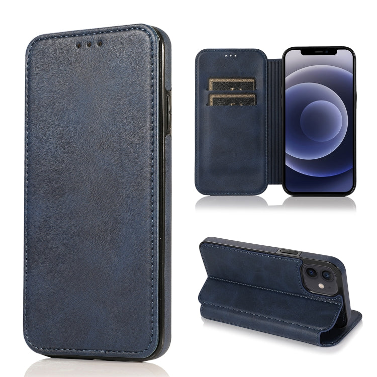 Knight Magnetic Suction Leather Phone Case, For iPhone 13 mini, For iPhone 13, For iPhone 13 Pro, For iPhone 13 Pro Max, For iPhone 12 mini, For iPhone 12 / 12 Pro, For iPhone 12 Pro Max, For iPhone 11