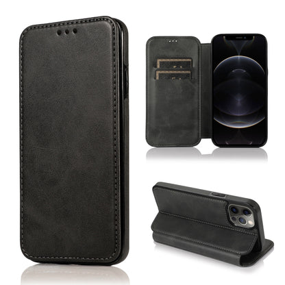 Knight Magnetic Suction Leather Phone Case, For iPhone 13 mini, For iPhone 13, For iPhone 13 Pro, For iPhone 13 Pro Max, For iPhone 12 mini, For iPhone 12 / 12 Pro, For iPhone 12 Pro Max, For iPhone 11