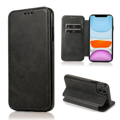Knight Magnetic Suction Leather Phone Case, For iPhone 13 mini, For iPhone 13, For iPhone 13 Pro, For iPhone 13 Pro Max, For iPhone 12 mini, For iPhone 12 / 12 Pro, For iPhone 12 Pro Max, For iPhone 11