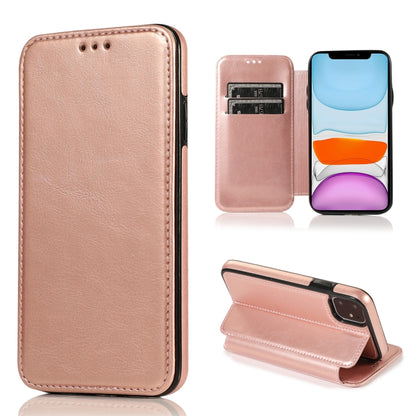 Knight Magnetic Suction Leather Phone Case, For iPhone 13 mini, For iPhone 13, For iPhone 13 Pro, For iPhone 13 Pro Max, For iPhone 12 mini, For iPhone 12 / 12 Pro, For iPhone 12 Pro Max, For iPhone 11