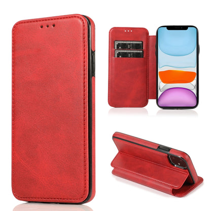 Knight Magnetic Suction Leather Phone Case, For iPhone 13 mini, For iPhone 13, For iPhone 13 Pro, For iPhone 13 Pro Max, For iPhone 12 mini, For iPhone 12 / 12 Pro, For iPhone 12 Pro Max, For iPhone 11