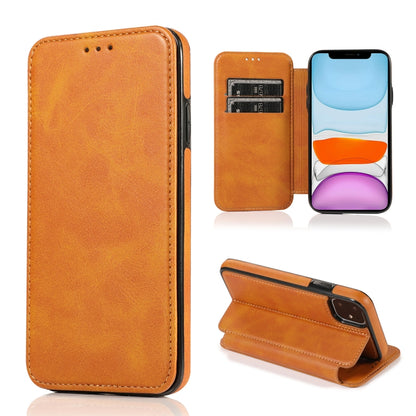 Knight Magnetic Suction Leather Phone Case, For iPhone 13 mini, For iPhone 13, For iPhone 13 Pro, For iPhone 13 Pro Max, For iPhone 12 mini, For iPhone 12 / 12 Pro, For iPhone 12 Pro Max, For iPhone 11