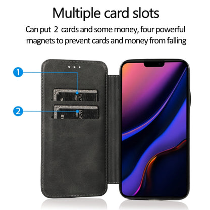 Knight Magnetic Suction Leather Phone Case, For iPhone 11 Pro, For iPhone 11 Pro Max, For iPhone X / XS, For iPhone XR, For iPhone XS Max, For iPhone SE 2022 / SE 2020 / 7 / 8, For iPhone 7 Plus / 8 Plus