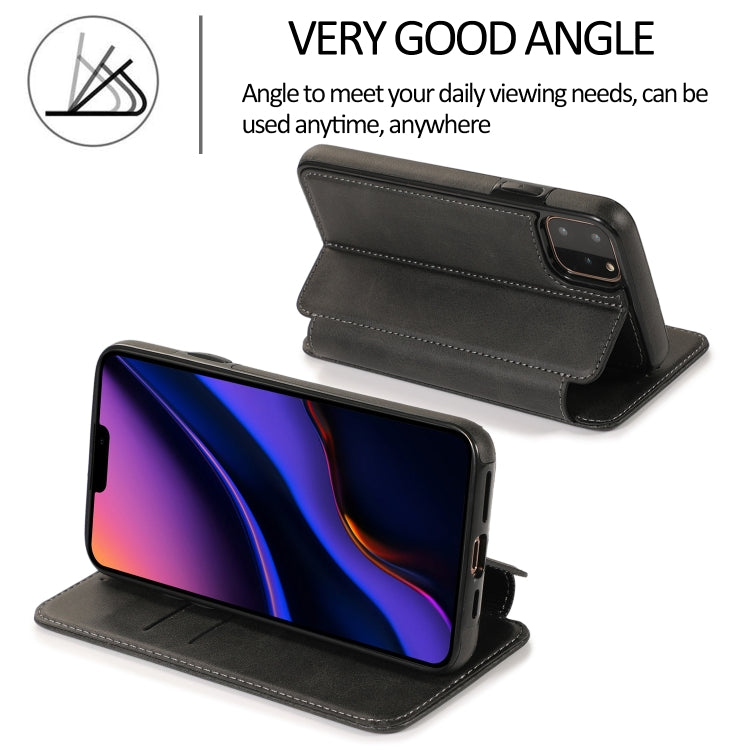 Knight Magnetic Suction Leather Phone Case, For iPhone 11 Pro, For iPhone 11 Pro Max, For iPhone X / XS, For iPhone XR, For iPhone XS Max, For iPhone SE 2022 / SE 2020 / 7 / 8, For iPhone 7 Plus / 8 Plus