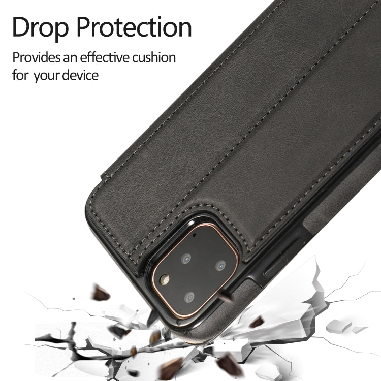 Knight Magnetic Suction Leather Phone Case, For iPhone 11 Pro, For iPhone 11 Pro Max, For iPhone X / XS, For iPhone XR, For iPhone XS Max, For iPhone SE 2022 / SE 2020 / 7 / 8, For iPhone 7 Plus / 8 Plus