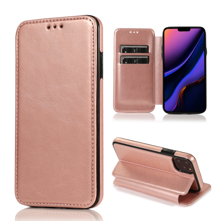 Knight Magnetic Suction Leather Phone Case, For iPhone 11 Pro, For iPhone 11 Pro Max, For iPhone X / XS, For iPhone XR, For iPhone XS Max, For iPhone SE 2022 / SE 2020 / 7 / 8, For iPhone 7 Plus / 8 Plus