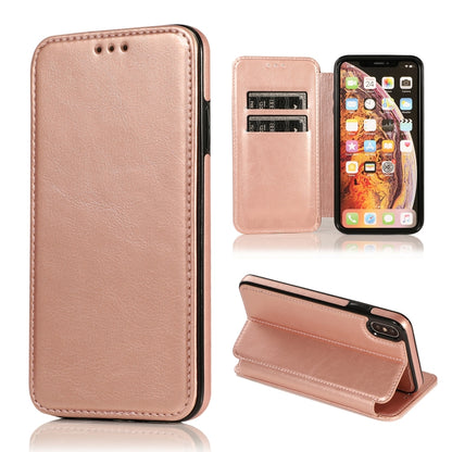 Knight Magnetic Suction Leather Phone Case, For iPhone 11 Pro, For iPhone 11 Pro Max, For iPhone X / XS, For iPhone XR, For iPhone XS Max, For iPhone SE 2022 / SE 2020 / 7 / 8, For iPhone 7 Plus / 8 Plus