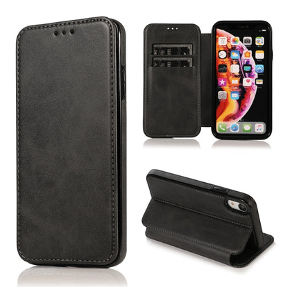 Knight Magnetic Suction Leather Phone Case, For iPhone 11 Pro, For iPhone 11 Pro Max, For iPhone X / XS, For iPhone XR, For iPhone XS Max, For iPhone SE 2022 / SE 2020 / 7 / 8, For iPhone 7 Plus / 8 Plus