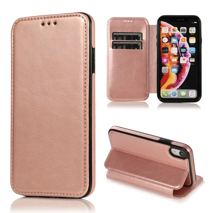 Knight Magnetic Suction Leather Phone Case, For iPhone 11 Pro, For iPhone 11 Pro Max, For iPhone X / XS, For iPhone XR, For iPhone XS Max, For iPhone SE 2022 / SE 2020 / 7 / 8, For iPhone 7 Plus / 8 Plus