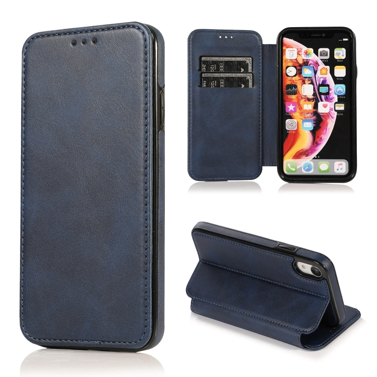 Knight Magnetic Suction Leather Phone Case, For iPhone 11 Pro, For iPhone 11 Pro Max, For iPhone X / XS, For iPhone XR, For iPhone XS Max, For iPhone SE 2022 / SE 2020 / 7 / 8, For iPhone 7 Plus / 8 Plus