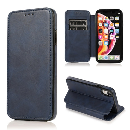 Knight Magnetic Suction Leather Phone Case, For iPhone 11 Pro, For iPhone 11 Pro Max, For iPhone X / XS, For iPhone XR, For iPhone XS Max, For iPhone SE 2022 / SE 2020 / 7 / 8, For iPhone 7 Plus / 8 Plus