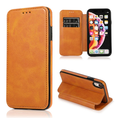 Knight Magnetic Suction Leather Phone Case, For iPhone 11 Pro, For iPhone 11 Pro Max, For iPhone X / XS, For iPhone XR, For iPhone XS Max, For iPhone SE 2022 / SE 2020 / 7 / 8, For iPhone 7 Plus / 8 Plus