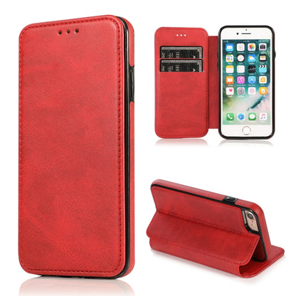 Knight Magnetic Suction Leather Phone Case, For iPhone 11 Pro, For iPhone 11 Pro Max, For iPhone X / XS, For iPhone XR, For iPhone XS Max, For iPhone SE 2022 / SE 2020 / 7 / 8, For iPhone 7 Plus / 8 Plus