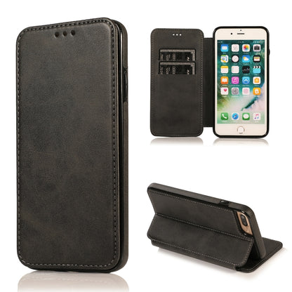 Knight Magnetic Suction Leather Phone Case, For iPhone 11 Pro, For iPhone 11 Pro Max, For iPhone X / XS, For iPhone XR, For iPhone XS Max, For iPhone SE 2022 / SE 2020 / 7 / 8, For iPhone 7 Plus / 8 Plus