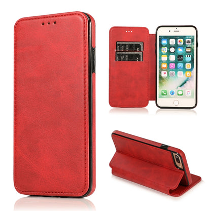 Knight Magnetic Suction Leather Phone Case, For iPhone 11 Pro, For iPhone 11 Pro Max, For iPhone X / XS, For iPhone XR, For iPhone XS Max, For iPhone SE 2022 / SE 2020 / 7 / 8, For iPhone 7 Plus / 8 Plus