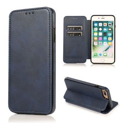 Knight Magnetic Suction Leather Phone Case, For iPhone 11 Pro, For iPhone 11 Pro Max, For iPhone X / XS, For iPhone XR, For iPhone XS Max, For iPhone SE 2022 / SE 2020 / 7 / 8, For iPhone 7 Plus / 8 Plus