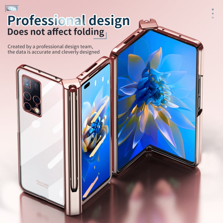 Electroplating Hinge Phone Case with Stylus, For Huawei Mate X2, For Honor Magic V, For Samsung Galaxy Z Fold2 5G, For Xiaomi Mi Mix Fold, For Samsung Galaxy Z Fold2 5G with Film
