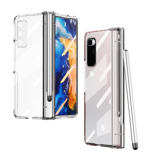 Full Body Electroplating Hinge Phone Case with Stylus, For Xiaomi Mi Mix Fold with Film, For Huawei Mate X2 with Film, For Honor Magic V with Film