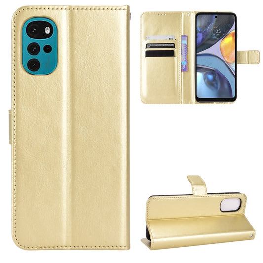 Retro Crazy Horse Texture Leather Phone Case, For Motorola Moto G22, For Motorola Moto G52 4G, For OPPO A57 5G, For OPPO Realme C31, For OPPO Realme GT Neo3, For OPPO Reno7 4G / F21 Pro, For vivo Y55 5G / T1 5G / Y75 5G, For Samsung Galaxy M33 5G