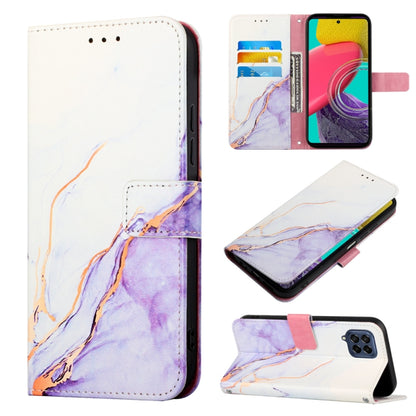 PT003 Marble Pattern Flip Leather Phone Case, For Samsung Galaxy M33 5G, For Samsung Galaxy M53 5G