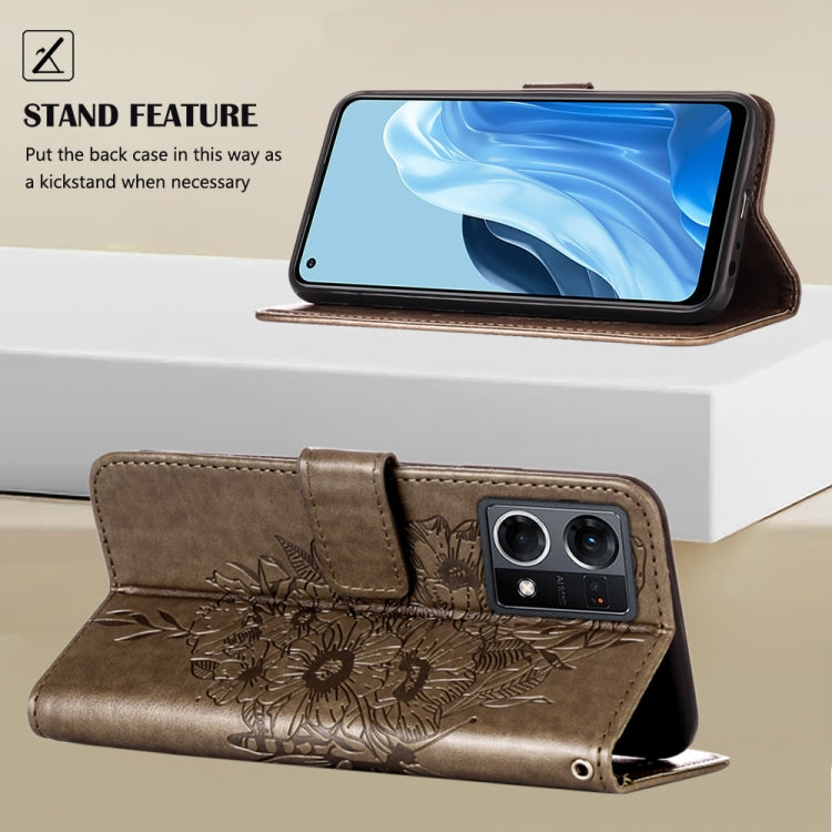 Embossed Butterfly Leather Phone Case, For OPPO Reno7 4G/F21 Pro, For Sony Xperia 1 IV, For Sony Xperia 10 IV, For Sony Xperia ACE III, For Xiaomi Redmi 10A, For Samsung Galaxy M33 5G