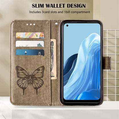 Embossed Butterfly Leather Phone Case, For OPPO Reno7 4G/F21 Pro, For Sony Xperia 1 IV, For Sony Xperia 10 IV, For Sony Xperia ACE III, For Xiaomi Redmi 10A, For Samsung Galaxy M33 5G