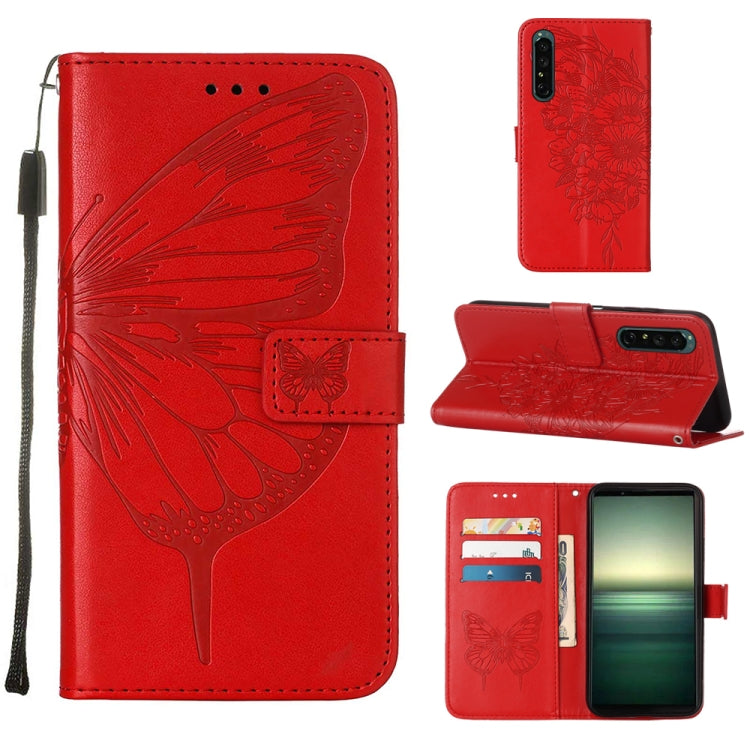 Embossed Butterfly Leather Phone Case, For OPPO Reno7 4G/F21 Pro, For Sony Xperia 1 IV, For Sony Xperia 10 IV, For Sony Xperia ACE III, For Xiaomi Redmi 10A, For Samsung Galaxy M33 5G