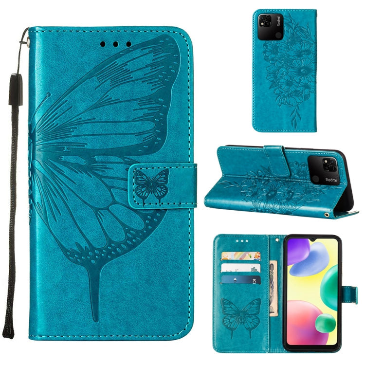 Embossed Butterfly Leather Phone Case, For OPPO Reno7 4G/F21 Pro, For Sony Xperia 1 IV, For Sony Xperia 10 IV, For Sony Xperia ACE III, For Xiaomi Redmi 10A, For Samsung Galaxy M33 5G