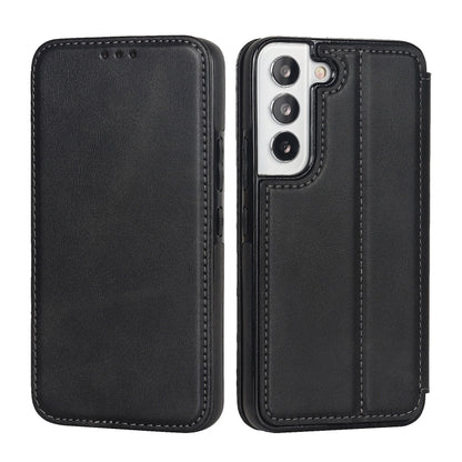 Knight Magnetic Suction Leather Phone Case, For Samsung Galaxy S22 5G, For Samsung Galaxy S22+ 5G, For Samsung Galaxy S22 Ultra 5G, For Samsung Galaxy S21 5G, For Samsung Galaxy S21+ 5G, For Samsung Galaxy S21 Ultra 5G, For Samsung Galaxy S20          ...