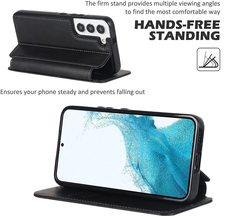 Knight Magnetic Suction Leather Phone Case, For Samsung Galaxy S22 5G, For Samsung Galaxy S22+ 5G, For Samsung Galaxy S22 Ultra 5G, For Samsung Galaxy S21 5G, For Samsung Galaxy S21+ 5G, For Samsung Galaxy S21 Ultra 5G, For Samsung Galaxy S20          ...